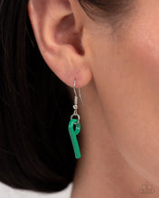 Load image into Gallery viewer, Fashionable Fringe - Green - Paparazzi Accessories