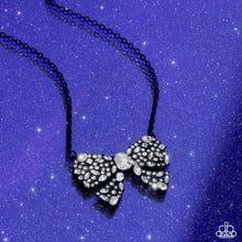 Load image into Gallery viewer, Bewitching Bow - Black - Paparazzi Accessories