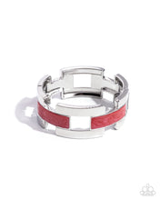 Load image into Gallery viewer, Modern Merger - Red - Paparazzi Accessories