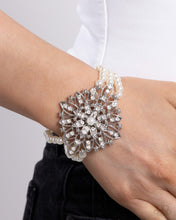 Load image into Gallery viewer, Flattering Florals - White - Paparazzi Accessories