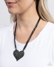 Load image into Gallery viewer, Affectionate Action - Black - Paparazzi Accessories