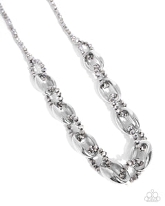 Flickering Fact - Silver - Paparazzi Accessoreis