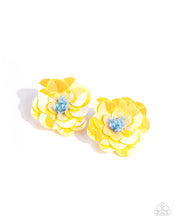 Load image into Gallery viewer, Floating Florals - Yellow - Paparazzi Accessories
