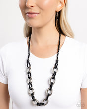 Load image into Gallery viewer, Flickering Fact - Black - Paparazzi Accessories