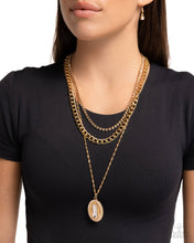 Load image into Gallery viewer, Edgy Empire - Gold - Paparazzi Accessories