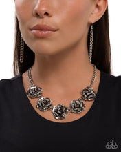 Load image into Gallery viewer, Refreshing Roses - Silver - Paparazzi Accessories
