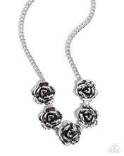 Load image into Gallery viewer, Refreshing Roses - Silver - Paparazzi Accessories
