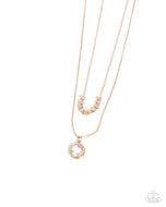 Defaced Darling - Gold - Paparazzi Accessories