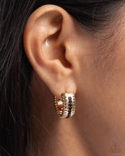 Load image into Gallery viewer, Serrated Shimmer - Gold - Paparazzi Accessories