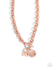 Load image into Gallery viewer, Locked Lady - Copper - Paparazzi Accessories