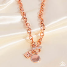 Load image into Gallery viewer, Locked Lady - Copper - Paparazzi Accessories
