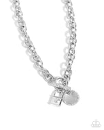 Locked Lady - White - Paparazzi Accessories