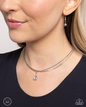 Load image into Gallery viewer, Teeming Teardrop - Silver - Paparazzi Accessories