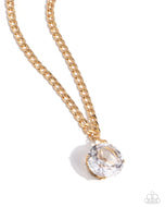 Musings State of Mind - Gold - Paparazzi Accessories