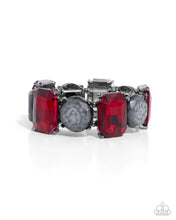 Load image into Gallery viewer, Cloudy Conversation - Red - Paparazzi Accessories