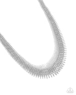 Trenchant Tribute - Silver - Paparazzi Accessories