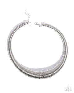 Dramatic Dynasty - Silver - Paparazzi Accessories