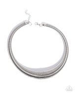 Dramatic Dynasty - Silver - Paparazzi Accessories