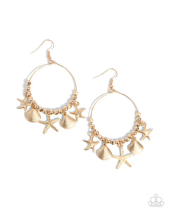 Coastal Conversation - Gold - Paparazzi Accessories