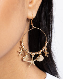 Coastal Conversation - Gold - Paparazzi Accessories