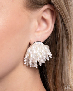Sunset Shower - White - Paparazzi Accessories