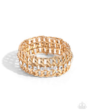 Load image into Gallery viewer, Secure Shimmer - Gold - Paparazzi Accessories