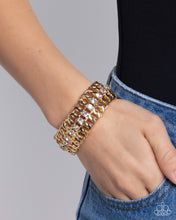 Load image into Gallery viewer, Secure Shimmer - Gold - Paparazzi Accessories