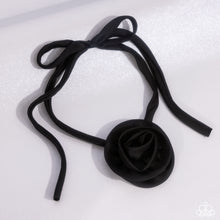 Load image into Gallery viewer, Rosette Reality - Black - Life of The Party - Paparazzi Accessories