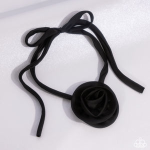 Rosette Reality - Black - Life of The Party - Paparazzi Accessories