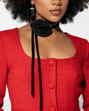 Load image into Gallery viewer, Rosette Reality - Black - Life of The Party - Paparazzi Accessories