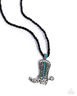 Stony Spur - Blue - Paparazzi Accessories