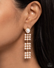 Load image into Gallery viewer, Pearl Pastime - Gold - Paparazzi Accessories