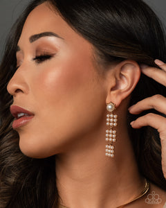 Pearl Pastime - Gold - Paparazzi Accessories