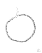 Load image into Gallery viewer, Edgy Etching - Silver - Paparazzi Accessories