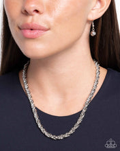 Load image into Gallery viewer, Edgy Etching - Silver - Paparazzi Accessories
