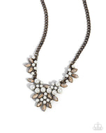 Fresh Facets - Brass - Paparazzi Accessories