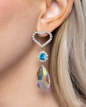 Load image into Gallery viewer, Faceted Frenzy - Blue - Paparazzi Accessories