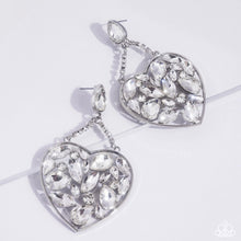 Load image into Gallery viewer, Glittery Gait - White - Paparazzi Accessories