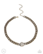 Endearing Edge - Brass - Paparazzi Accessories