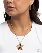 Load image into Gallery viewer, Favorite Flower - Brown - Paparazzi Accessories