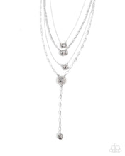 Load image into Gallery viewer, Dazzle and Stretch - Silver - Paparazzi Accessories