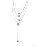 Dazzle and Stretch - Silver - Paparazzi Accessories