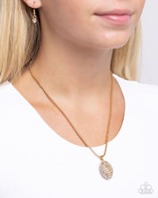 Load image into Gallery viewer, End Zone Elegance - Gold - Paparazzi Accessories