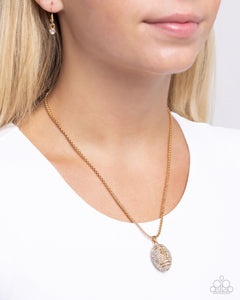 End Zone Elegance - Gold - Paparazzi Accessories