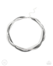 Load image into Gallery viewer, Sleek Splendor - Silver - Paparazzi Accessories