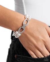 Load image into Gallery viewer, Fancy-Free Fanfare - White - Paparazzi Accessories