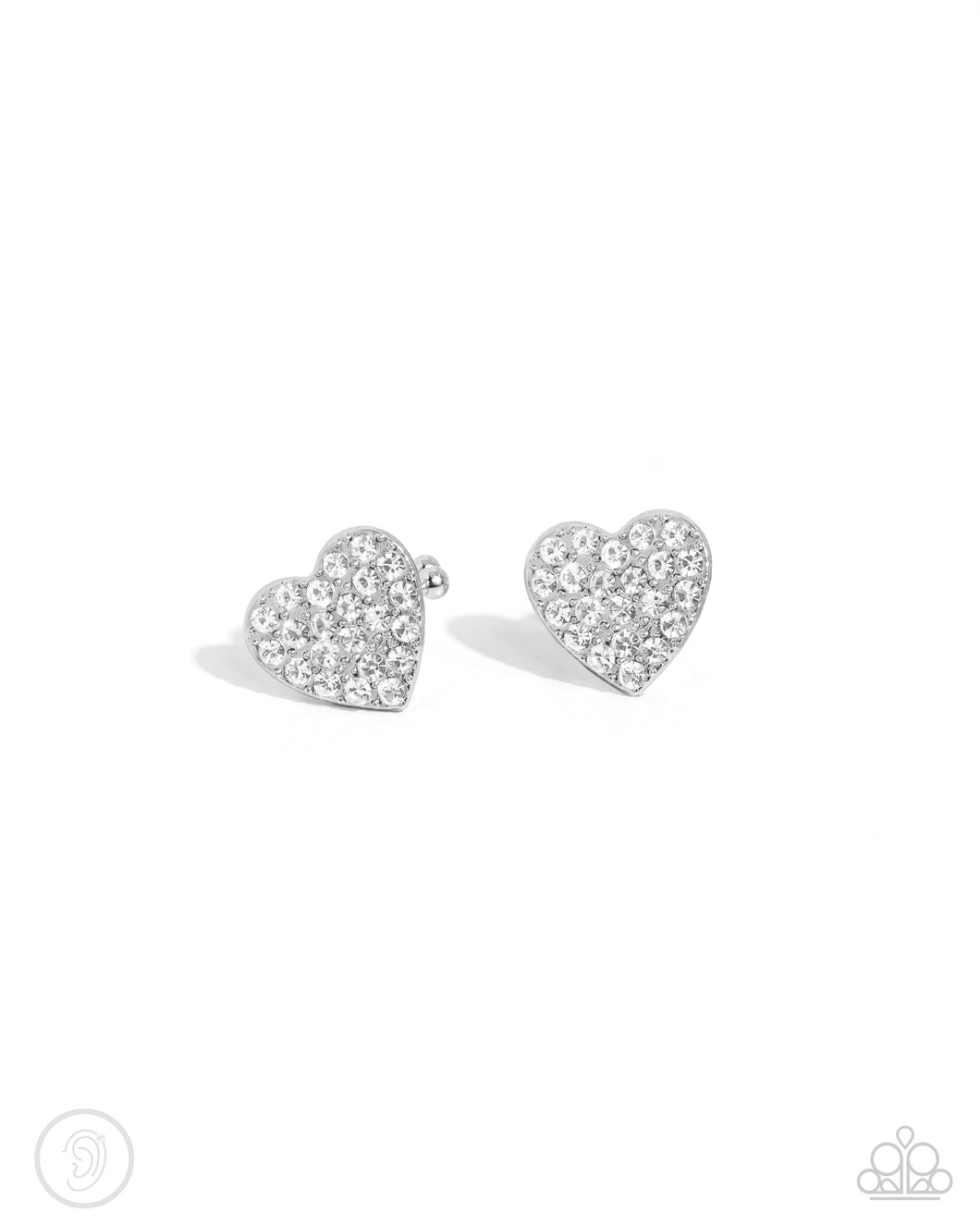 As Far As It GLOWS - White - Paparazzi Accessories