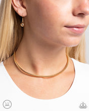 Load image into Gallery viewer, Captivating Choker - Gold - Paparazzi Accessories