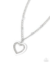 Load image into Gallery viewer, Romantic Rule - White - Paparazzi Accessories