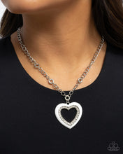 Load image into Gallery viewer, Romantic Rule - White - Paparazzi Accessories